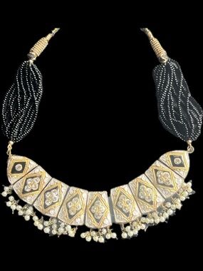 Indian, Middle Eastern , Beads, Vintage.Rhinestone ,  Reversible Handmade